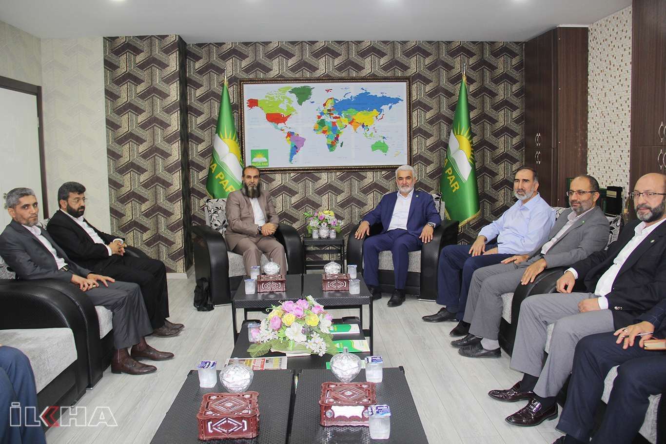 الحركة الإسلامية في كردستان يزور رئيس حزب الهدى يابجي أوغلو